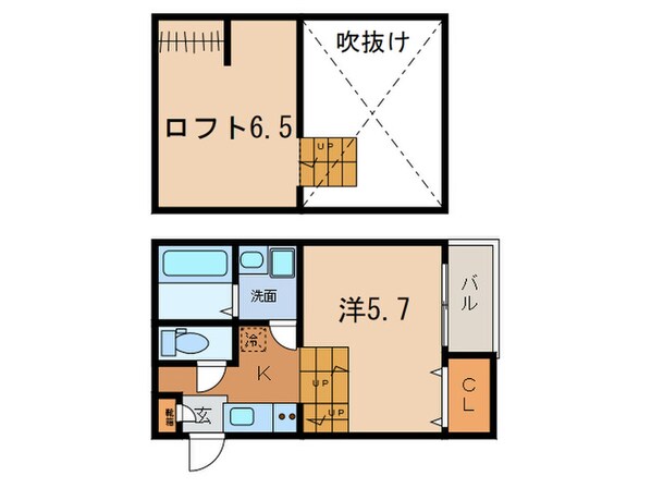 ジュネス明治の物件間取画像